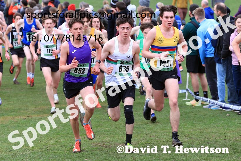 Mens Under-17s 2026 UK CAU Inter Counties Cross Country, Wollaton Park, Nottingham. Photo: David T. Hewitson/Sports for All Pics